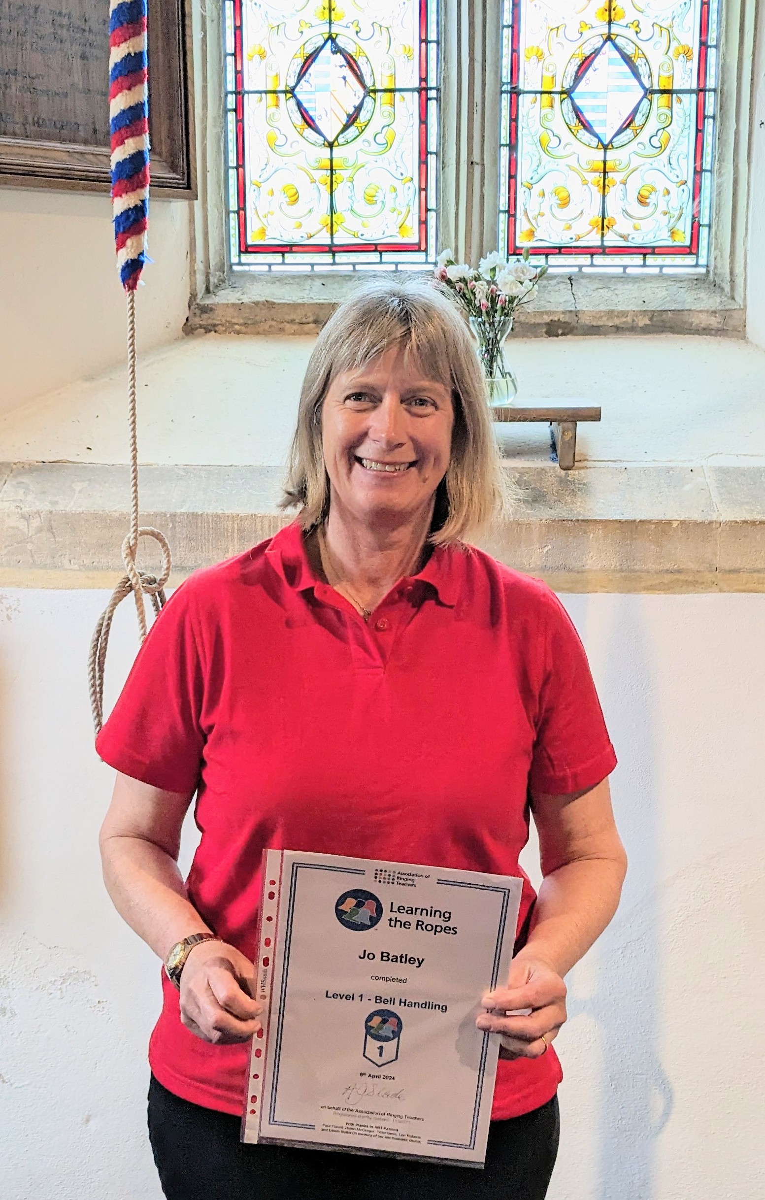 Joe learning to ring