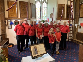 Ringers at St Peter's for the Coronation of King Charles III